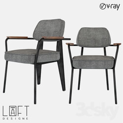 Chair - Chair LoftDesigne 2208 model 