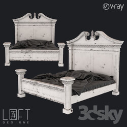 Bed - Bed LoftDesigne 3868 model 