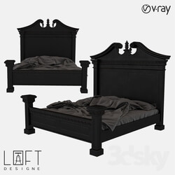 Bed - Bed LoftDesigne 3869 model 