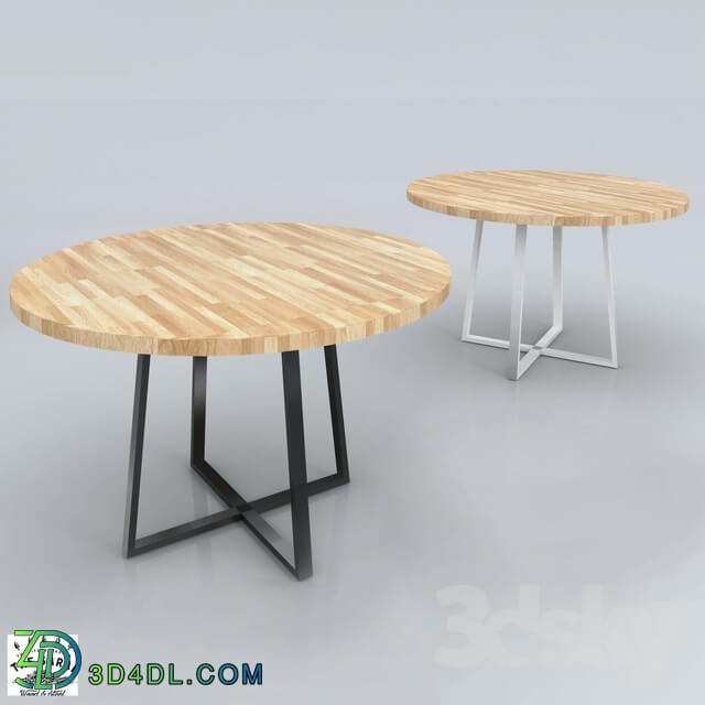 Table - _OM_ Round table _Oak Round Plus_