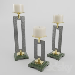 Other decorative objects - trio_candleholders 