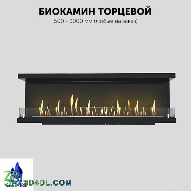 Fireplace - Built-in end biofireplace _ fireplace _SappFire_