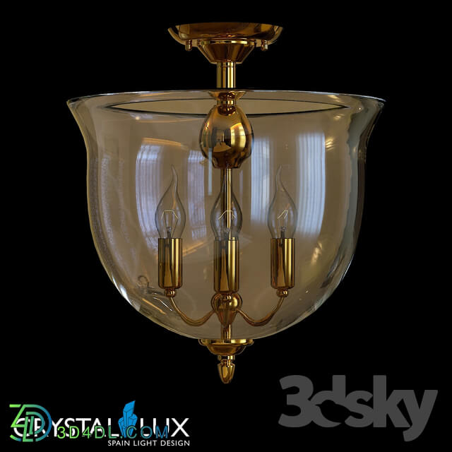 Ceiling light - Atlas Pl4 Gold