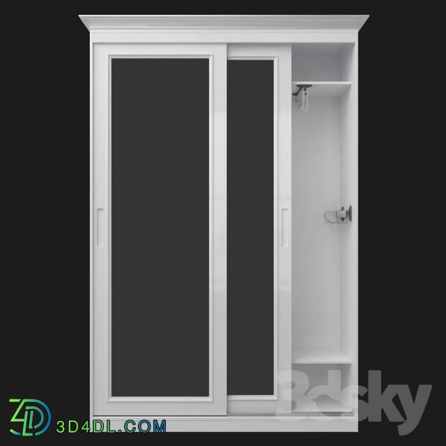 Wardrobe _ Display cabinets - Narrow wardrobe SKM-80 _11_