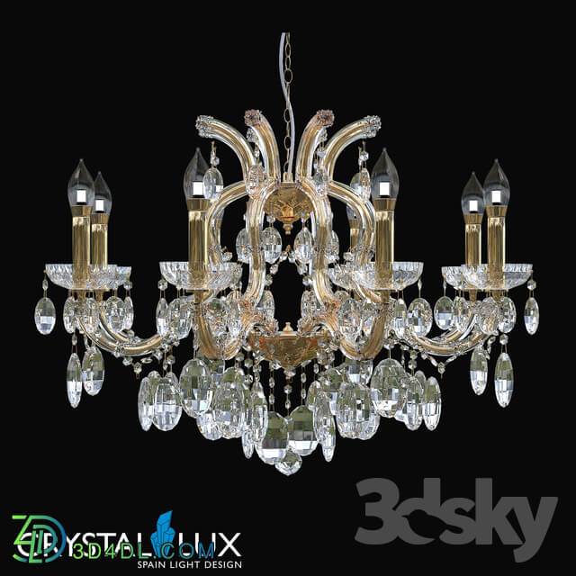 Ceiling light - HOLLYWOOD SP8 GOLD