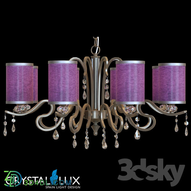 Ceiling light - Elisa SP8 purple
