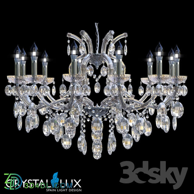 Ceiling light - HOLLYWOOD SP12 _ 6 CHROME