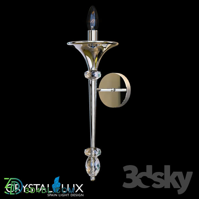 Ceiling light - Miracle AP1 Chrome