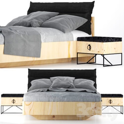 Bed - Berke collection loft bed 