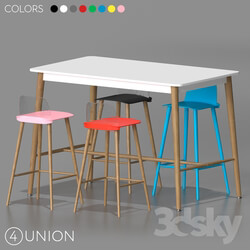 Table _ Chair - Bar stools and table BC-8063A 