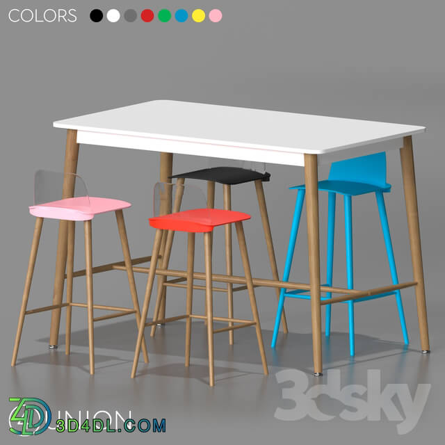 Table _ Chair - Bar stools and table BC-8063A