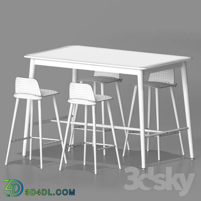 Table _ Chair - Bar stools and table BC-8063A