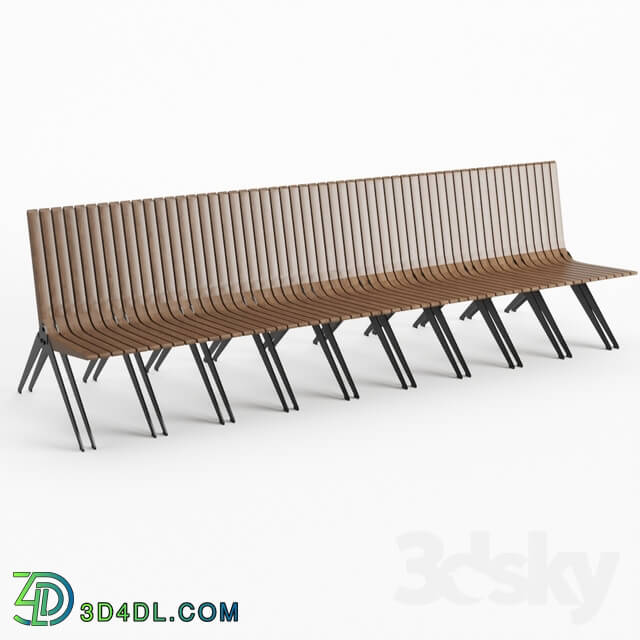 Other architectural elements - Adjustable outdoor bench
