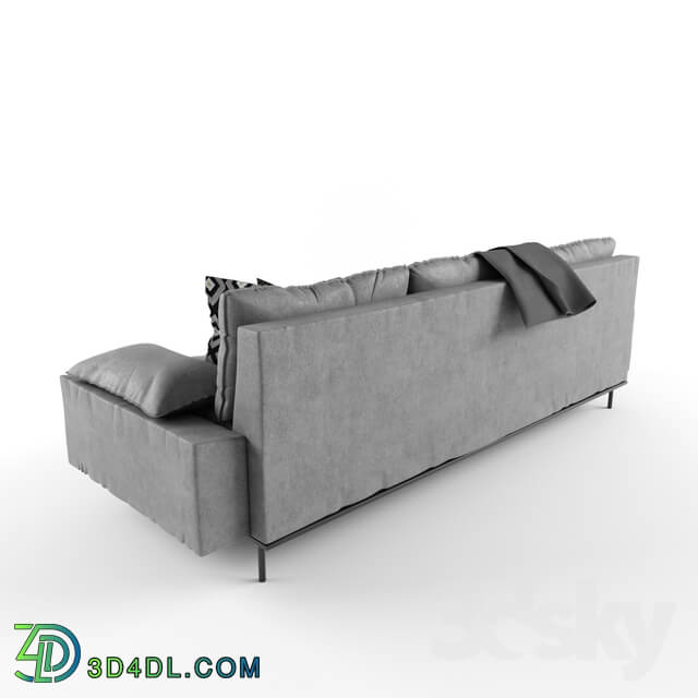 Sofa - HK living retro sofa gray color