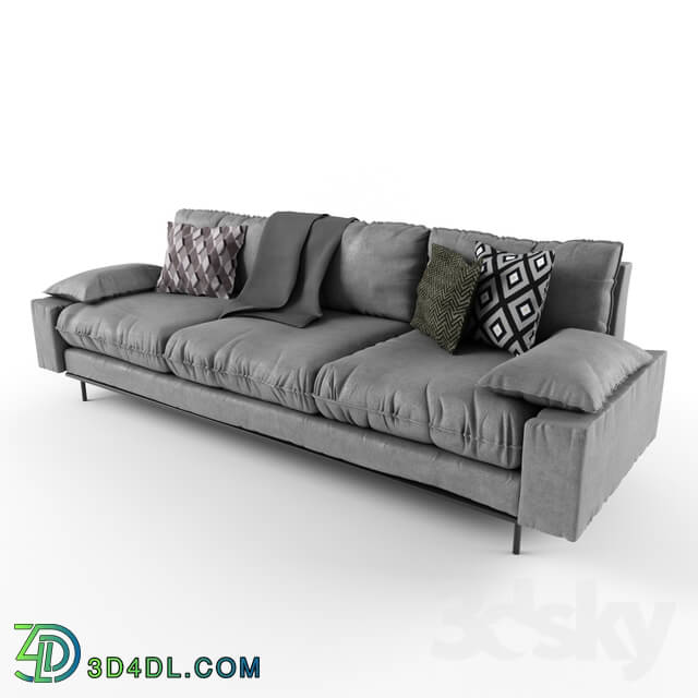 Sofa - HK living retro sofa gray color