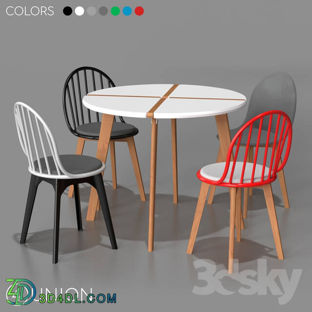 Table _ Chair - Chairs and table BC-8328B