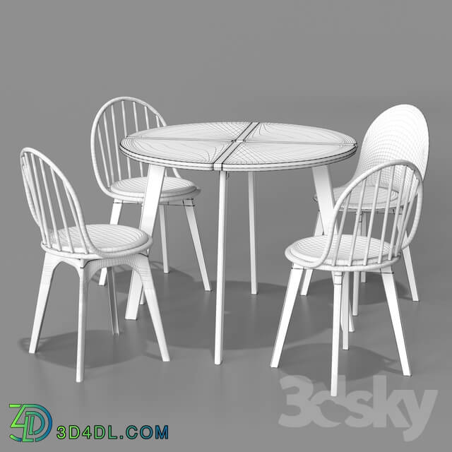 Table _ Chair - Chairs and table BC-8328B