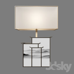 Table lamp - New chinese table lamp 