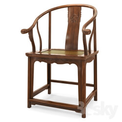 Chair - Qing Dynasty Horseshoe-back Armchair 