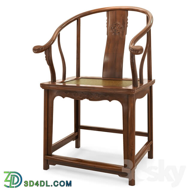 Chair - Qing Dynasty Horseshoe-back Armchair