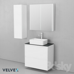 Bathroom furniture - _OM_ Velvex Klaufs 2Y pendant with worktop 60_70_80_90_100 
