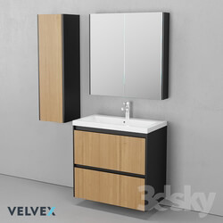 Bathroom furniture - _OM_ Velvex Klaufs 2Y outboard 60_70_80_90_100 