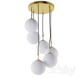 Ceiling light - FJ6 white chandelier art. 6523 from Pikartlights 