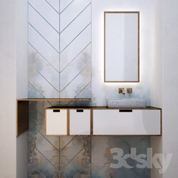 Bathroom furniture - set02 