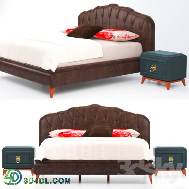 Bed - Enza home collection Elagente bed