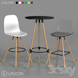 Table _ Chair - Bar stools and table BC-8056 