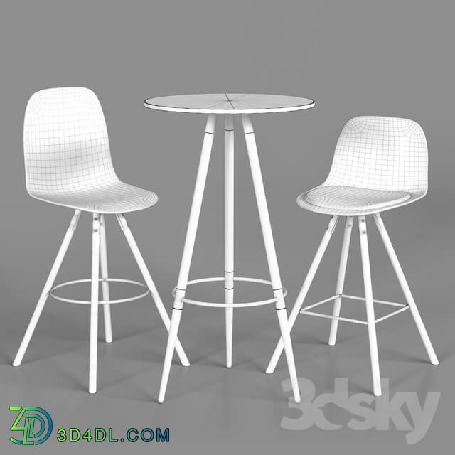 Table _ Chair - Bar stools and table BC-8056