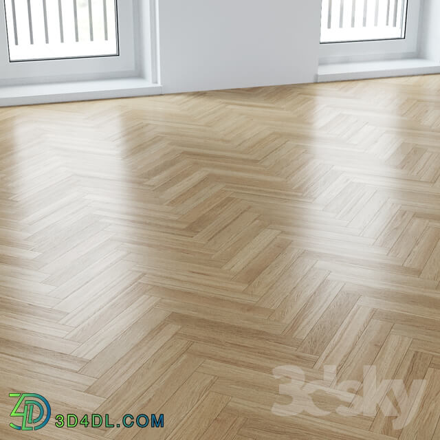 Wood - Oak Floor Parquet 8x8m