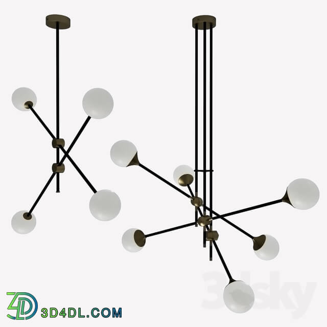 Ceiling light - Chandelier Bullarum SI-6_ SI-4