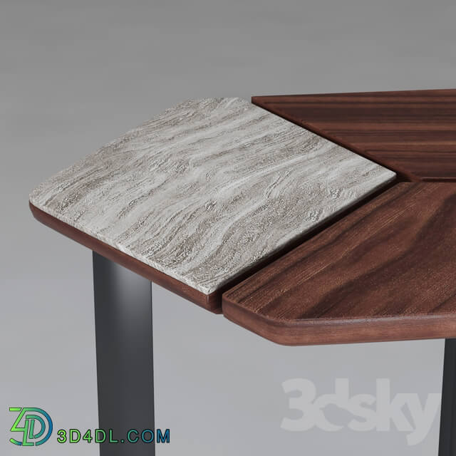 Table - Coffee table with ceramic insert garda Decor 57 El-Et379 B
