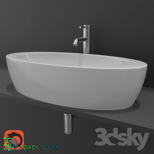 Wash basin - Overhead sink Hatria Nido Y0R2