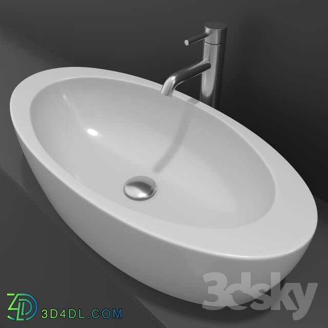 Wash basin - Overhead sink Hatria Nido Y0R2