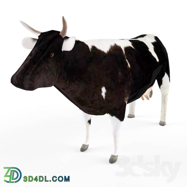 Creature - Cow low poly