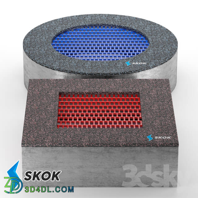 Other architectural elements - Recessed trampolines Skok circle