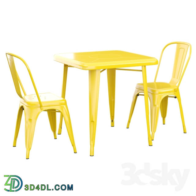 Table _ Chair - Mccullen 3 Piece Dining Set