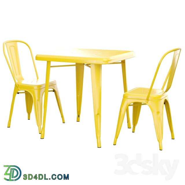 Table _ Chair - Mccullen 3 Piece Dining Set