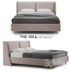 Bed - IRIS 216 bed on a mattress with a size of 1600 _ 2000 