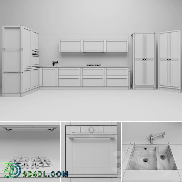 Kitchen - OM GD Arredamenti Legno Vivo 2.6 900