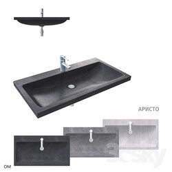 Wash basin - Concrete sink _Aristo_ 