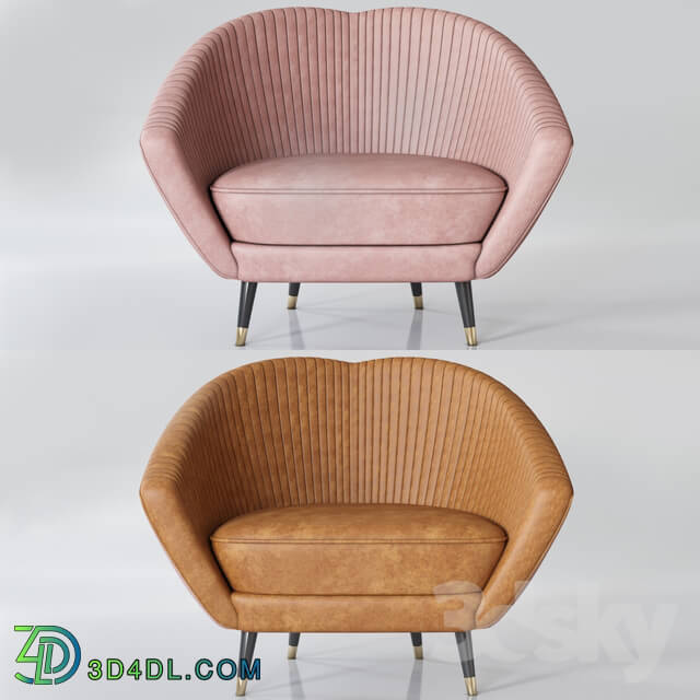 Arm chair - Leather armchair