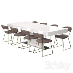 Table _ Chair - Gainsborough 9 Piece Extendable Dining Set 