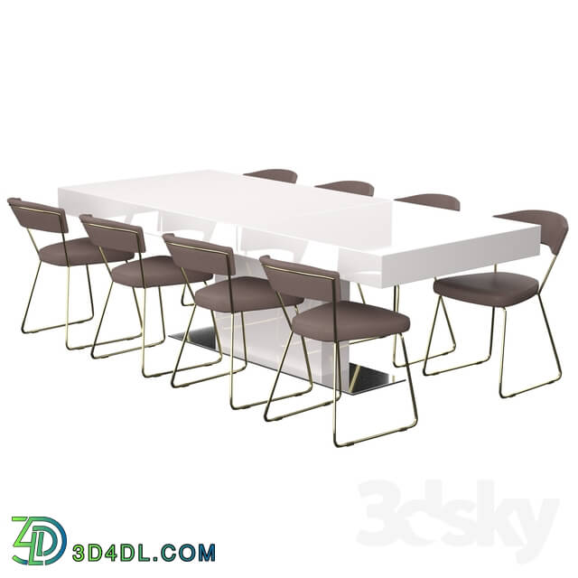 Table _ Chair - Gainsborough 9 Piece Extendable Dining Set