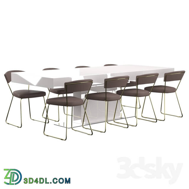 Table _ Chair - Gainsborough 9 Piece Extendable Dining Set