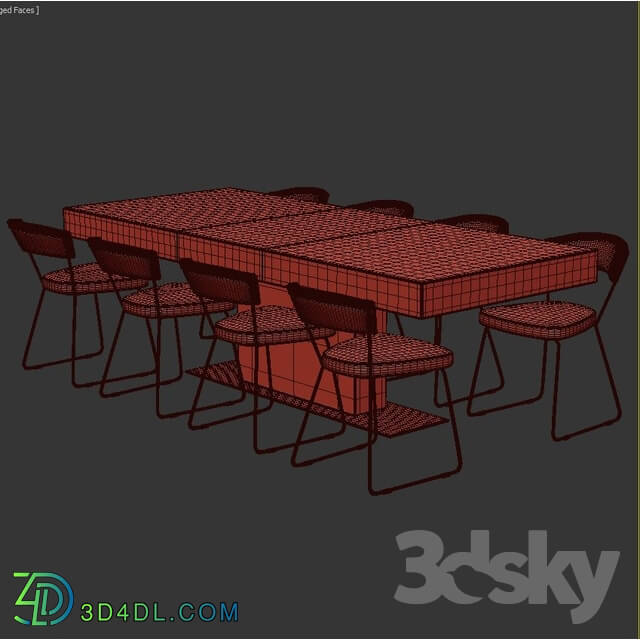 Table _ Chair - Gainsborough 9 Piece Extendable Dining Set