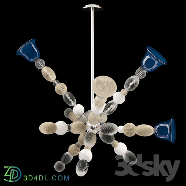 Ceiling light - Barovier _ Toso Perseus chandelier