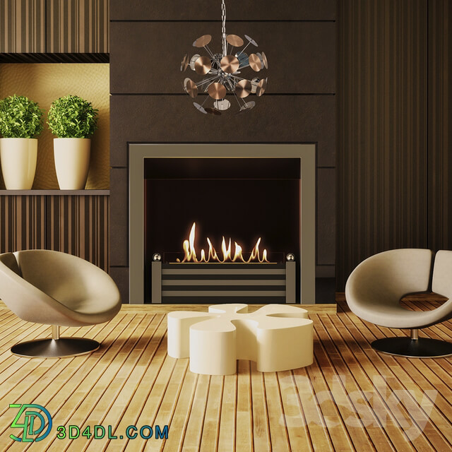 Fireplace - Premium fireplace insert. Biofireplace _ hearth _SappFire_